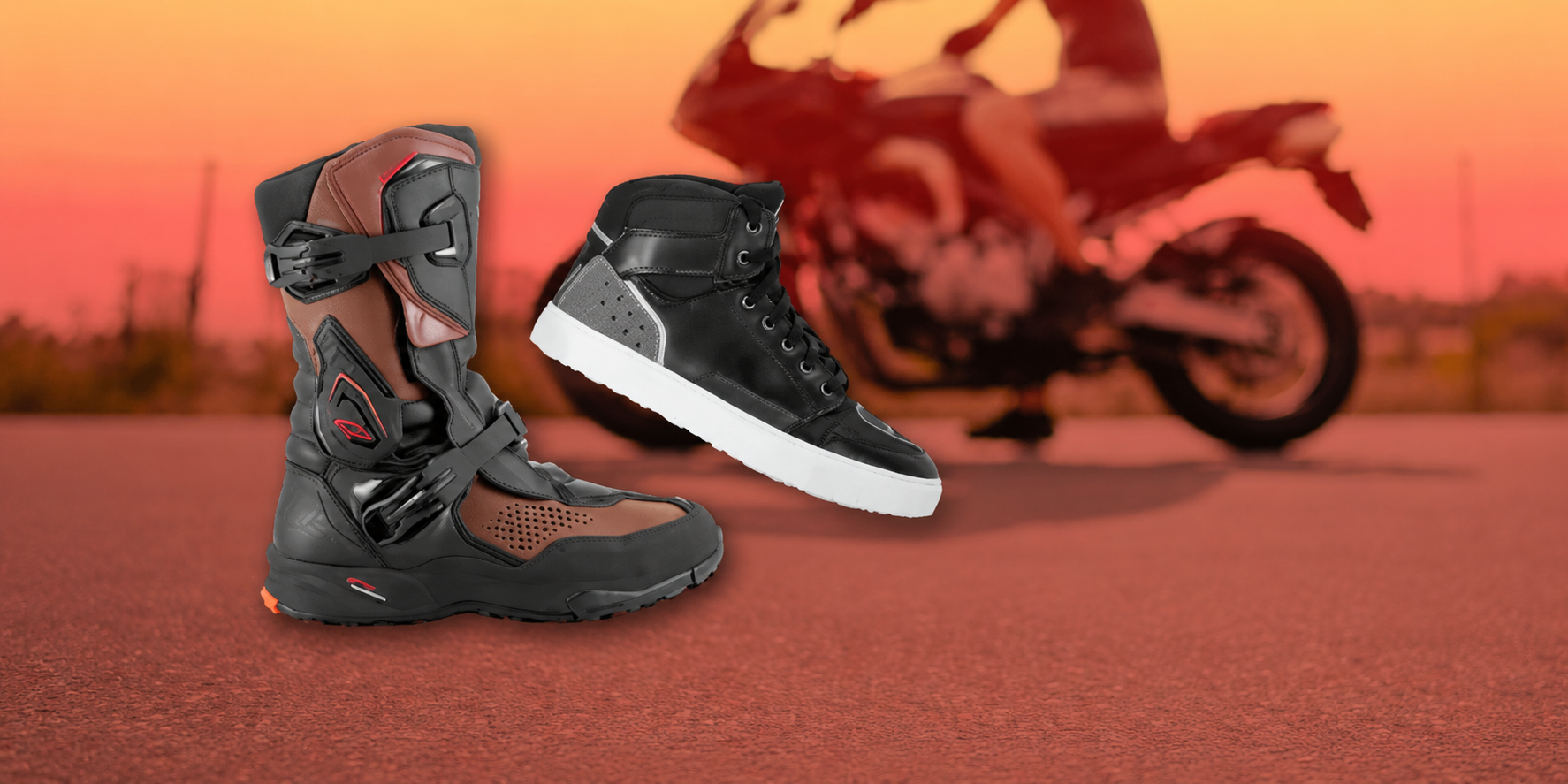 Zapatos y botas para motociclista